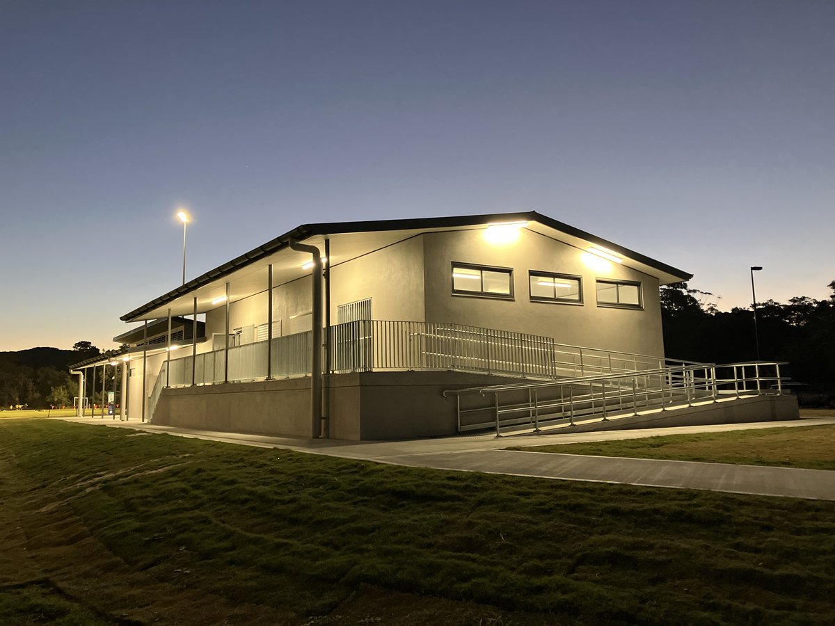 Sports amenities building